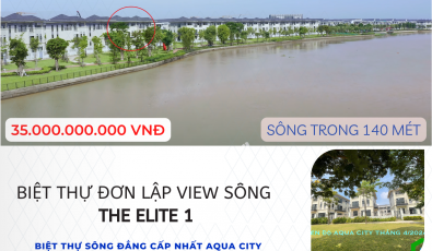 BIỆT THỰ HOA HẬU THE ELITE 1  CĂN GÓC VIEW SÔNG 386M2