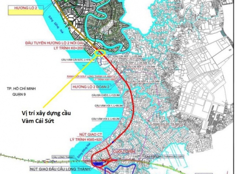 Dự kiến khởi công Dự án Hương lộ 2 kết nối đường cao tốc