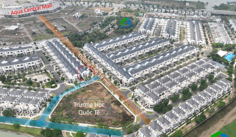 BIỆT THỰ GÓC ( 10M X 20M) HOA HẬU THE SUITE, LIỀN KỀ MALL, MT ĐƯỜNG 19 MÉT